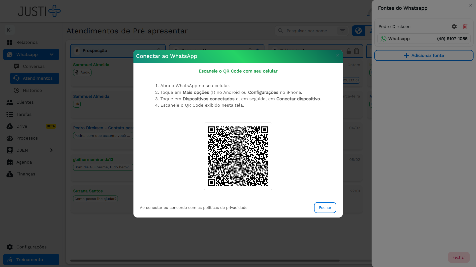 Como conectar WhatsApp